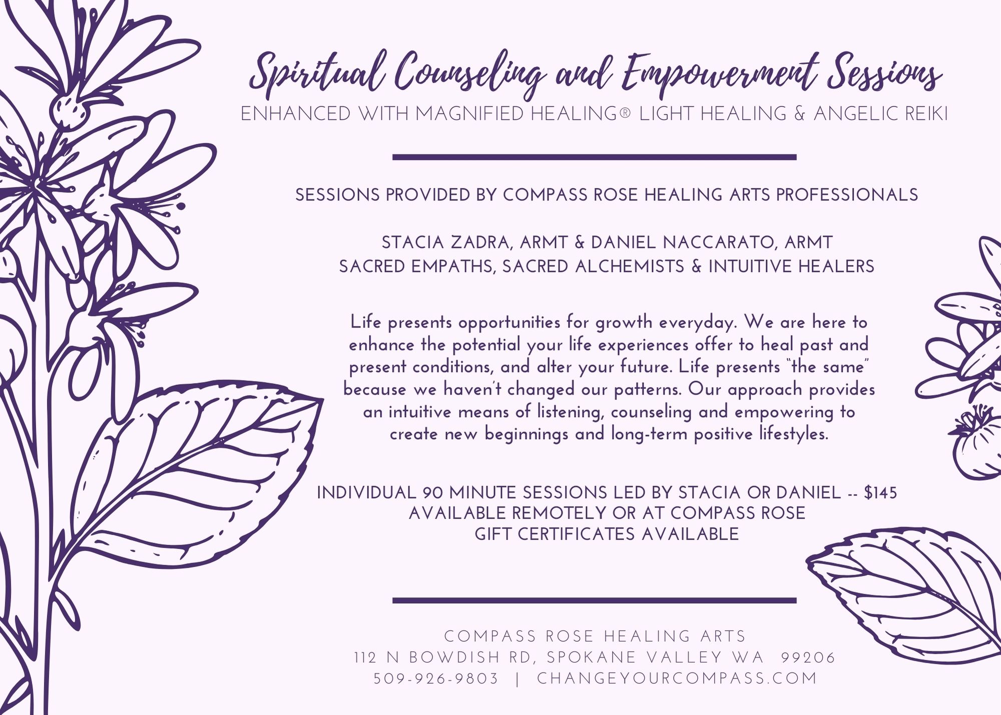 spiritual counseling and empowerment sessions